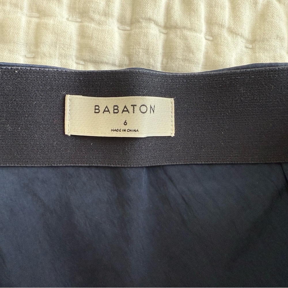 Aritzia (Babaton) Navy Blue Women's Slip Skirt - Picture 5 of 6
